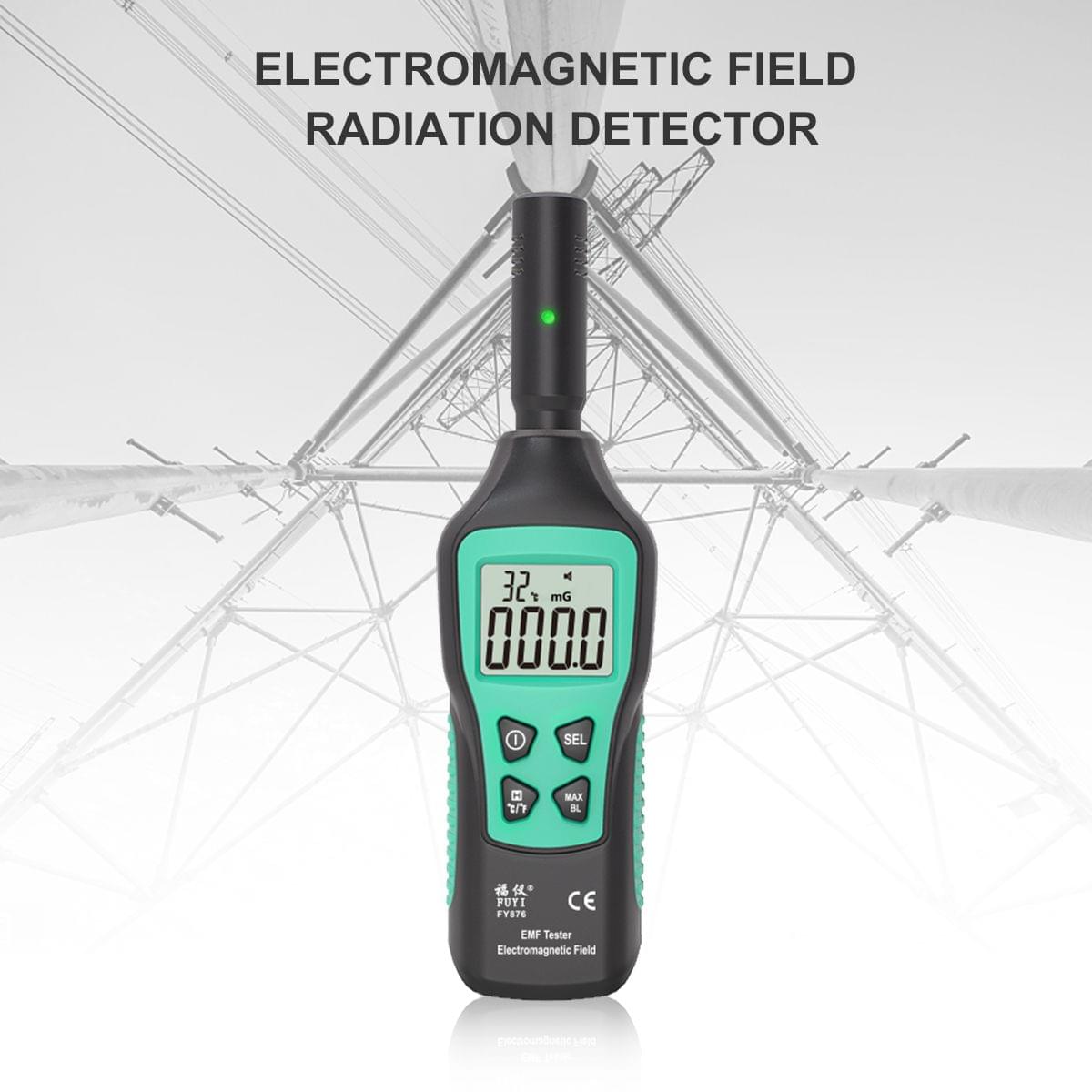 FUYI EMF Meter Electromagnetic Radiation Detector Household
