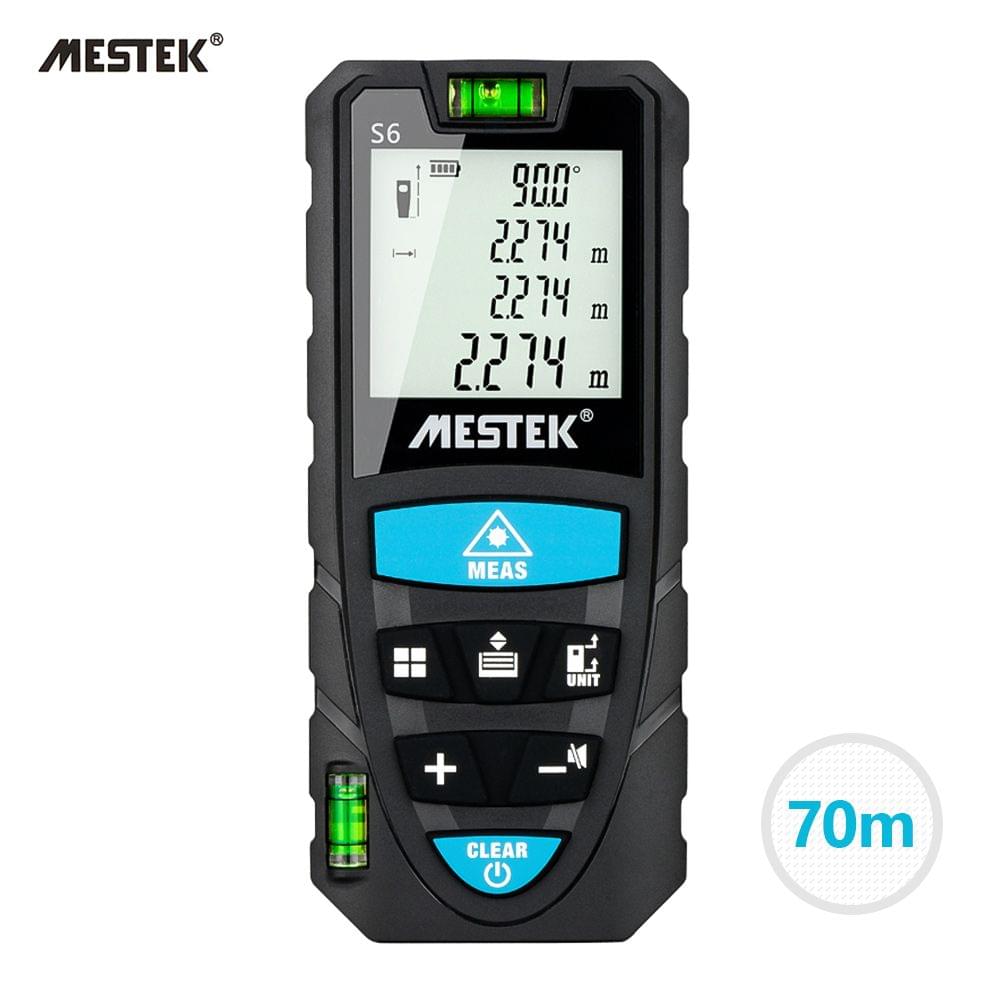 MESTEK Portable Handheld Digital Laser Rangefinder 70m - 70m