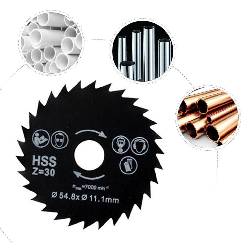 3pcs Circular Saw Blade Set 54.8mm HSS Mini Wood Cutting