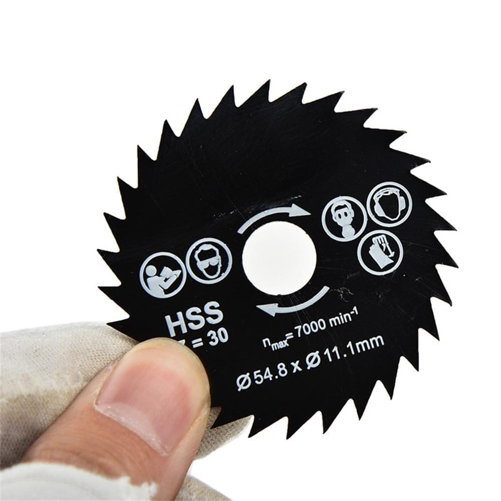 3pcs Circular Saw Blade Set 54.8mm HSS Mini Wood Cutting