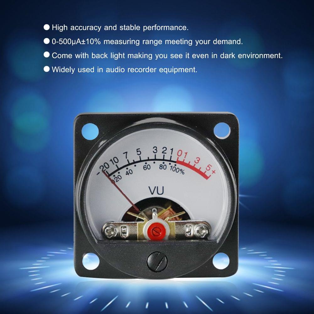 2*500?A Panel VU Meters Double Volume Unit Level Meter