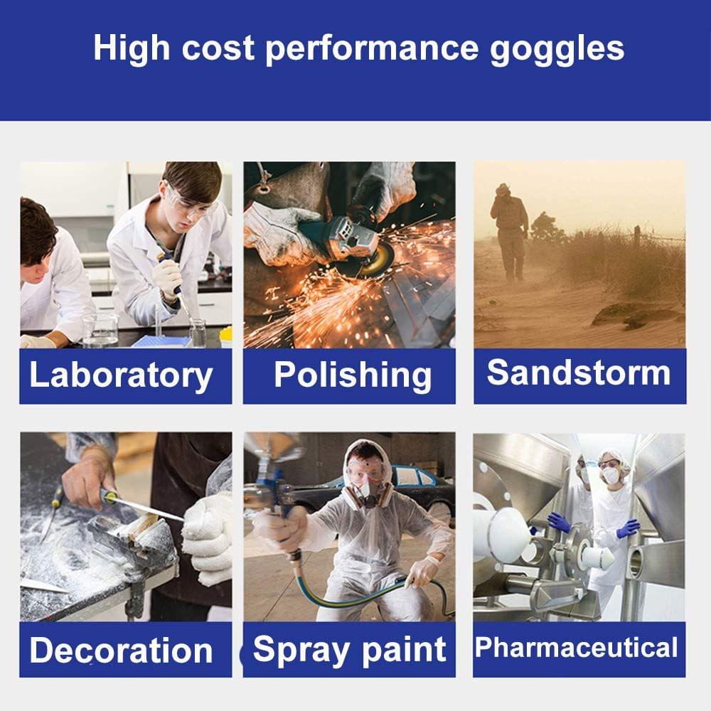 Glasses Anti-Fog Goggles Adjustable Eyewear Eye Protectors