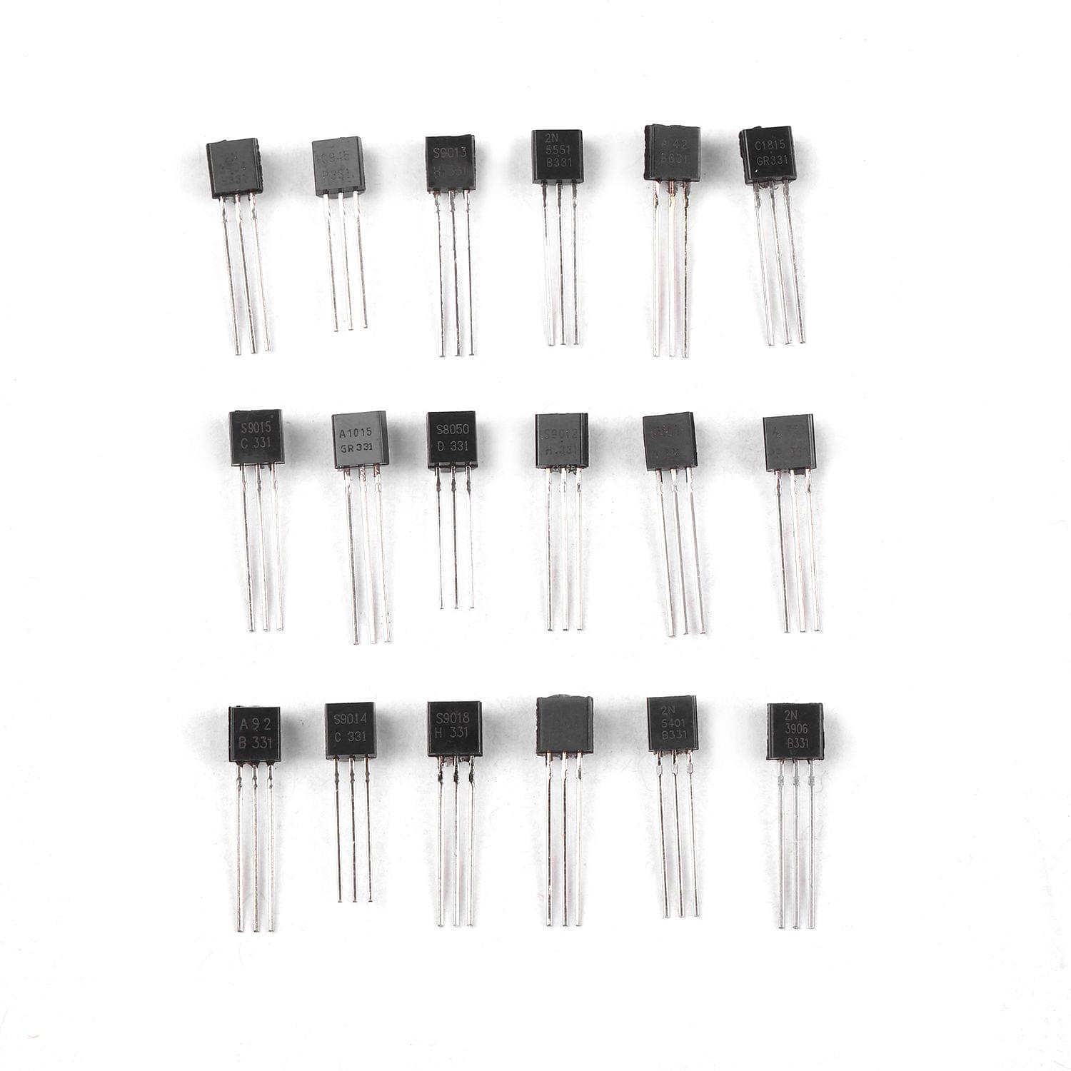 1390Pcs Electronic Component Kit 3mm LED Diode Resistor