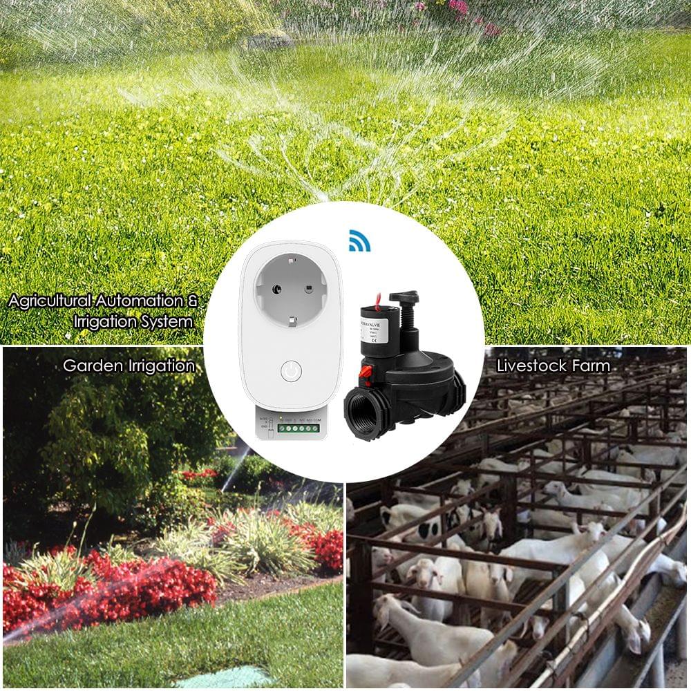 Smart Irrigation WiFi Timer Automatic Lawn Sprinkler - EU Plug