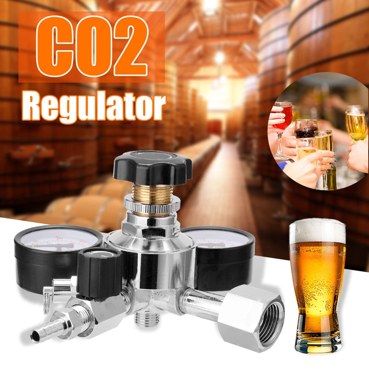 Beer Keg CO2 Regulator Safety Pressure Relief Valve 0-3000