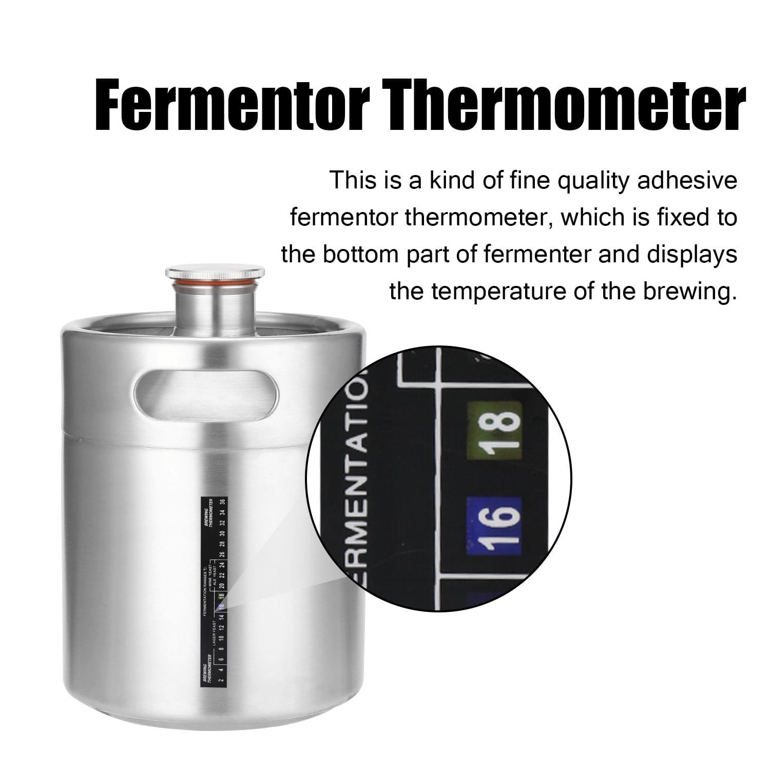 Fermometer Adhesive Type Fermentor LCD Thermometer Homebrew