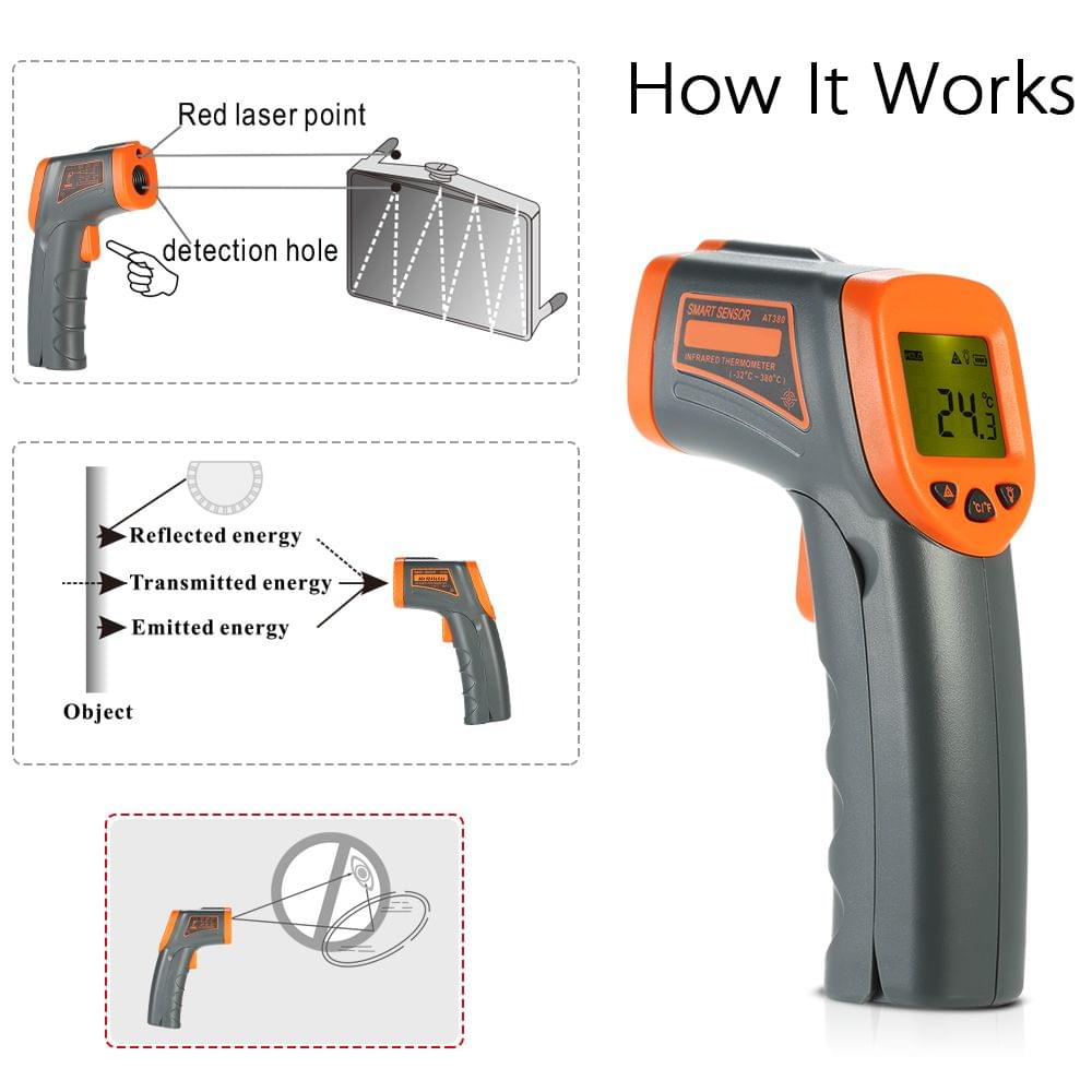 Smart Sensor -32?380? 12:1 Portable Handheld Digital