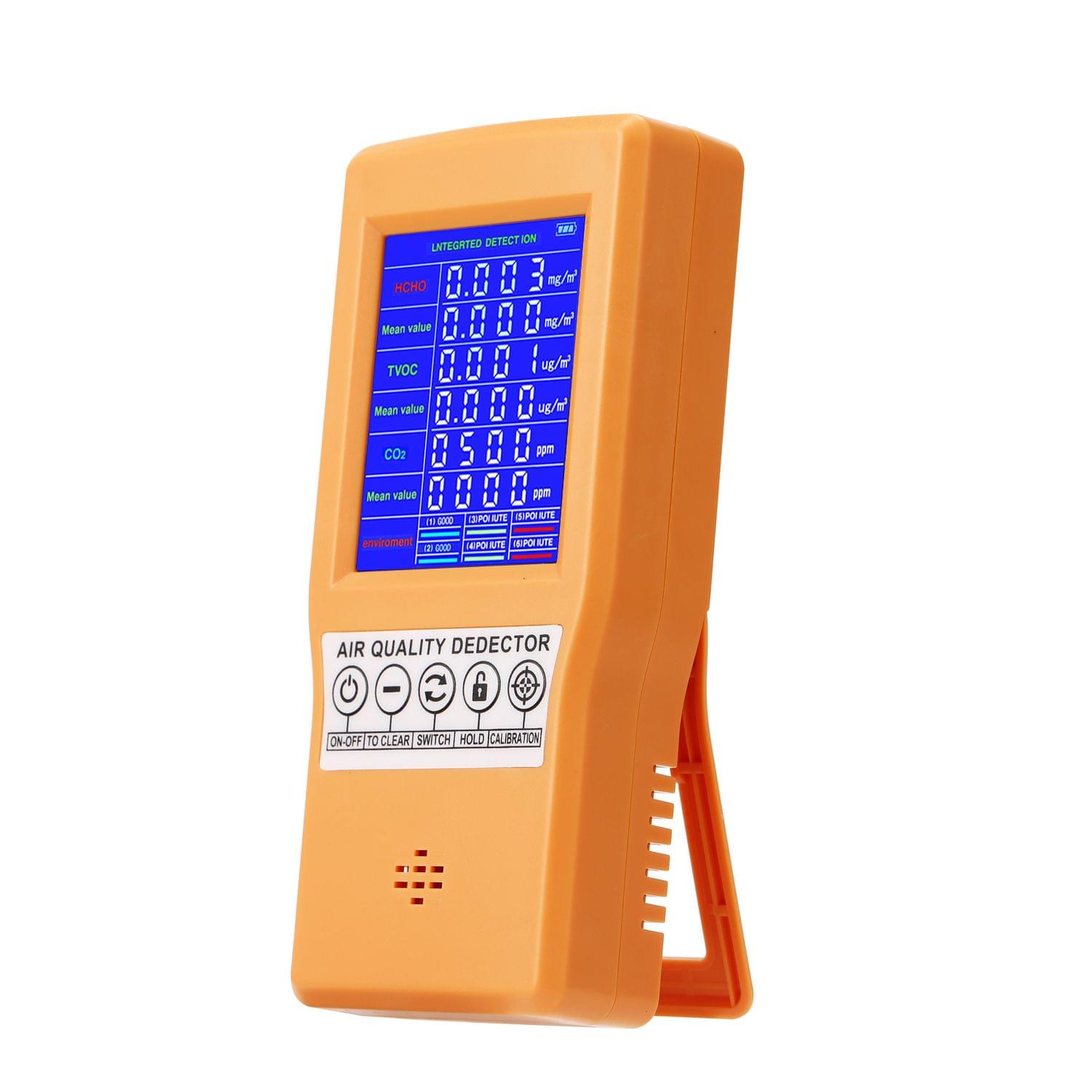 Multifunctional Digital Display High Accuracy HCHO TVOC CO2