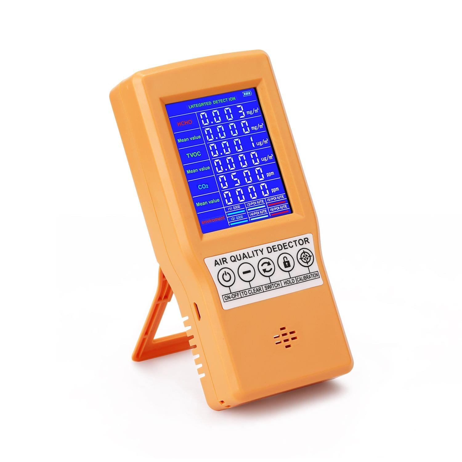 Multifunctional Digital Display High Accuracy HCHO TVOC CO2