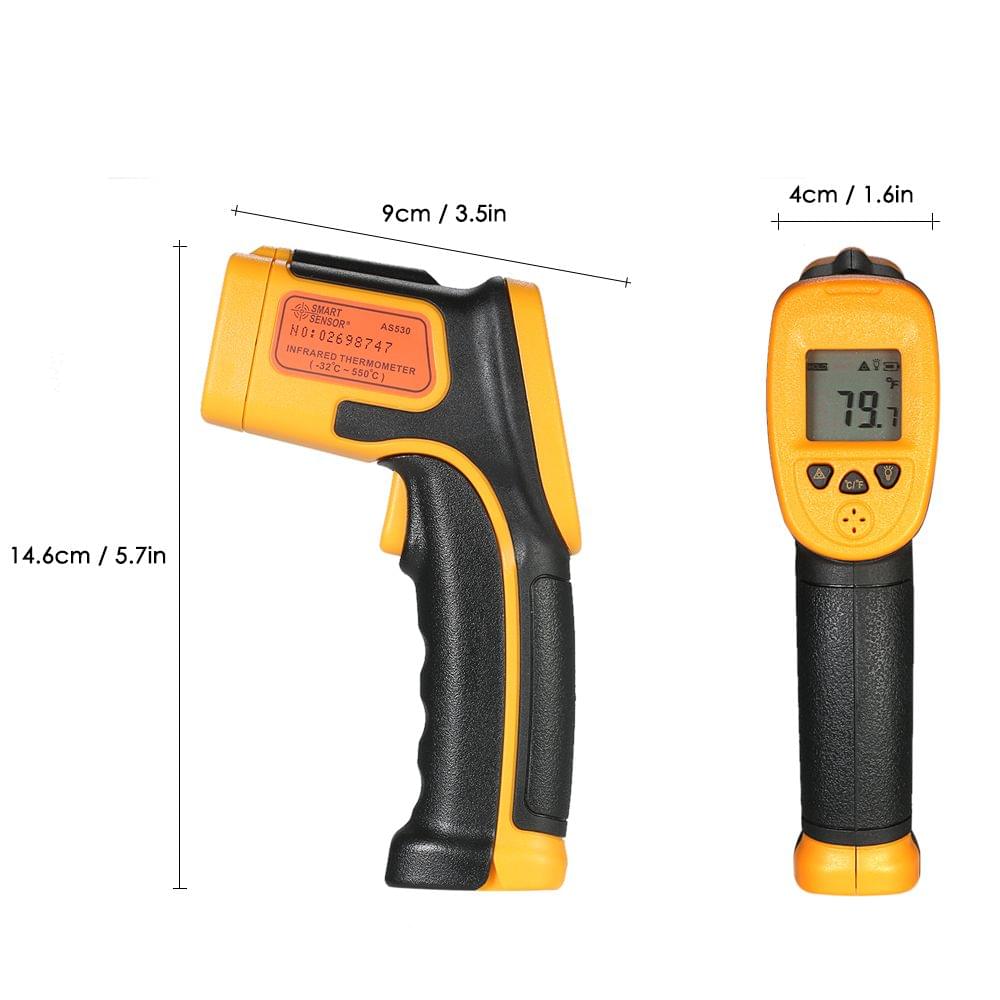 SMART SENSOR Mini Handheld Non-contact LCD Infrared