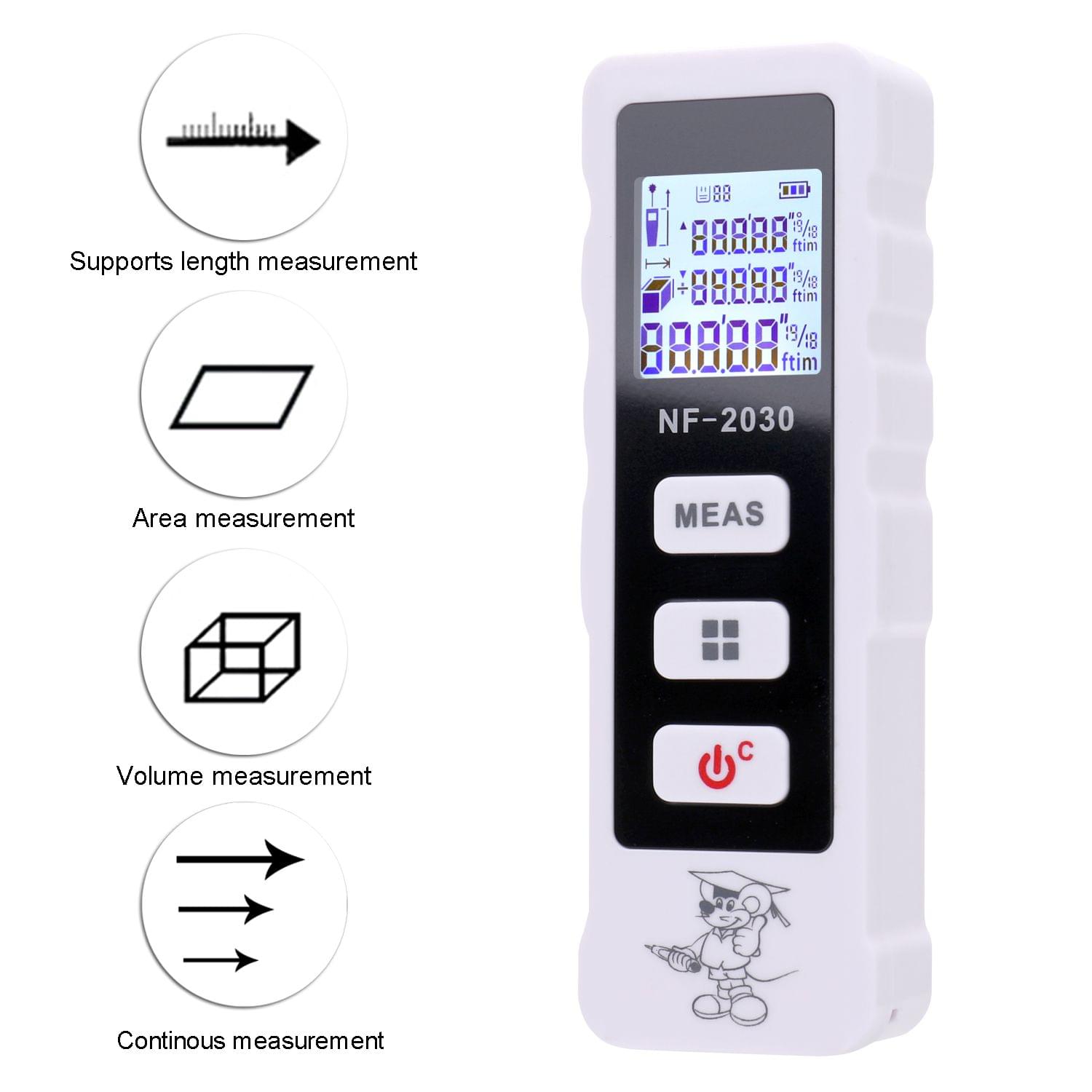 NF-2030 30M Rangefinder Digital Measuring Device 4 Modes