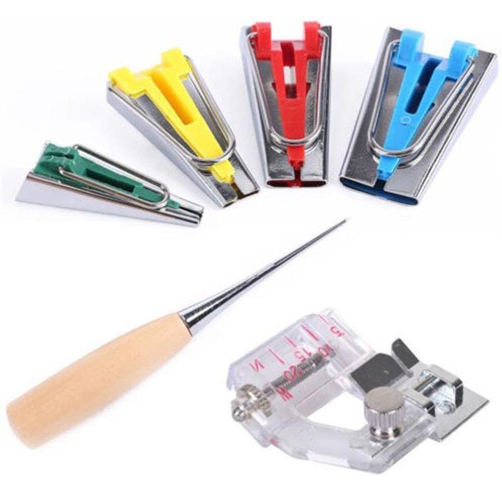 Bias Tape Makers Set of 4 Sizes Sewing Bias Tape Maker Kit