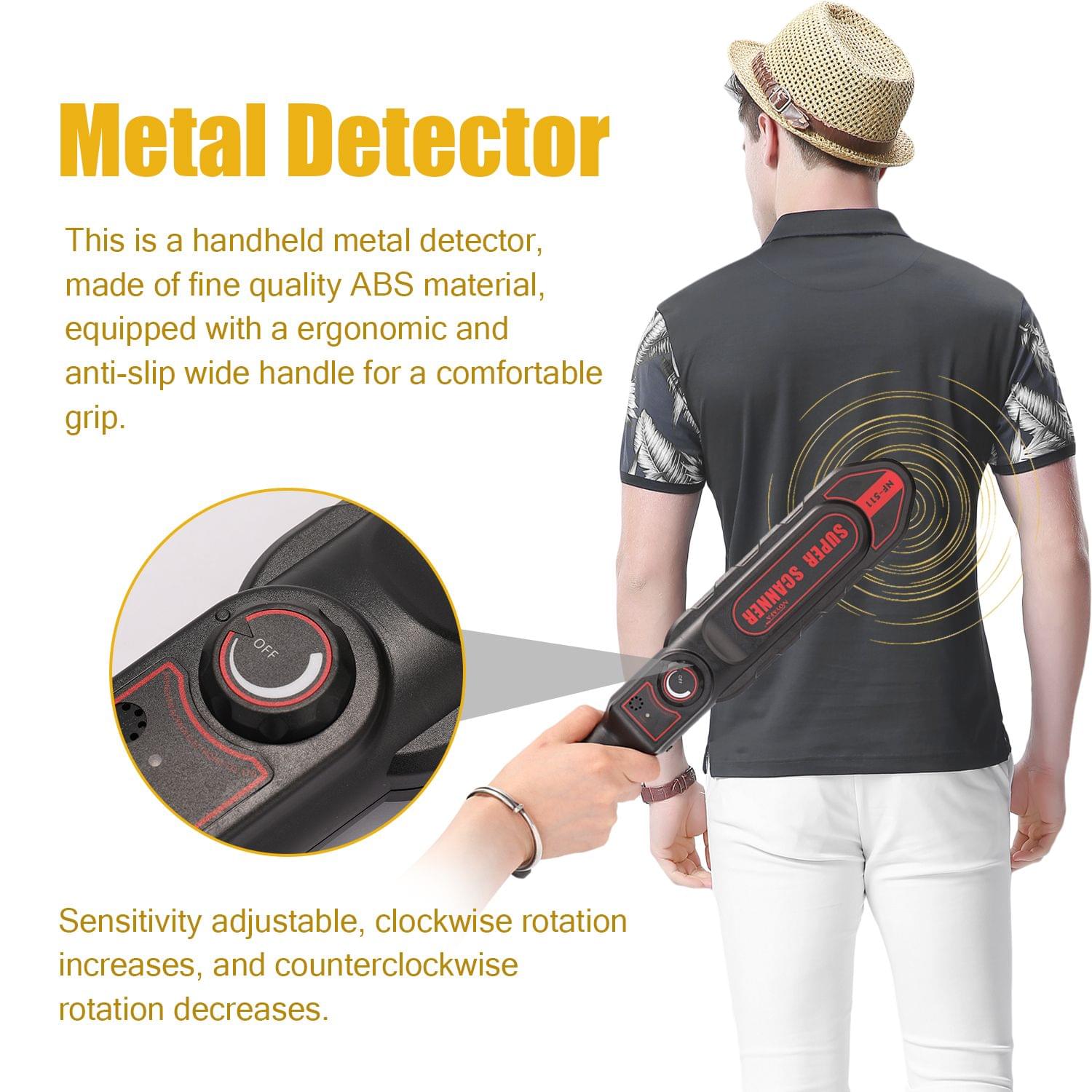 NF-511 Handheld Metal Detector Mobile Secure Instrument for