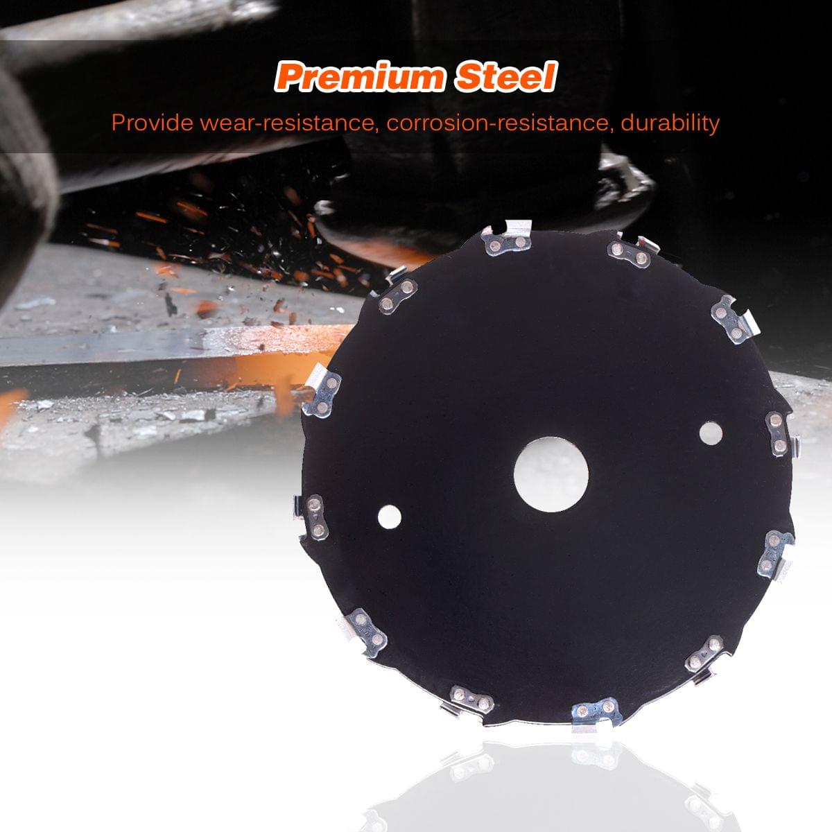 7" 170mm 12 Teeth Lawn Mower Circular Metal Saw Blade Saw