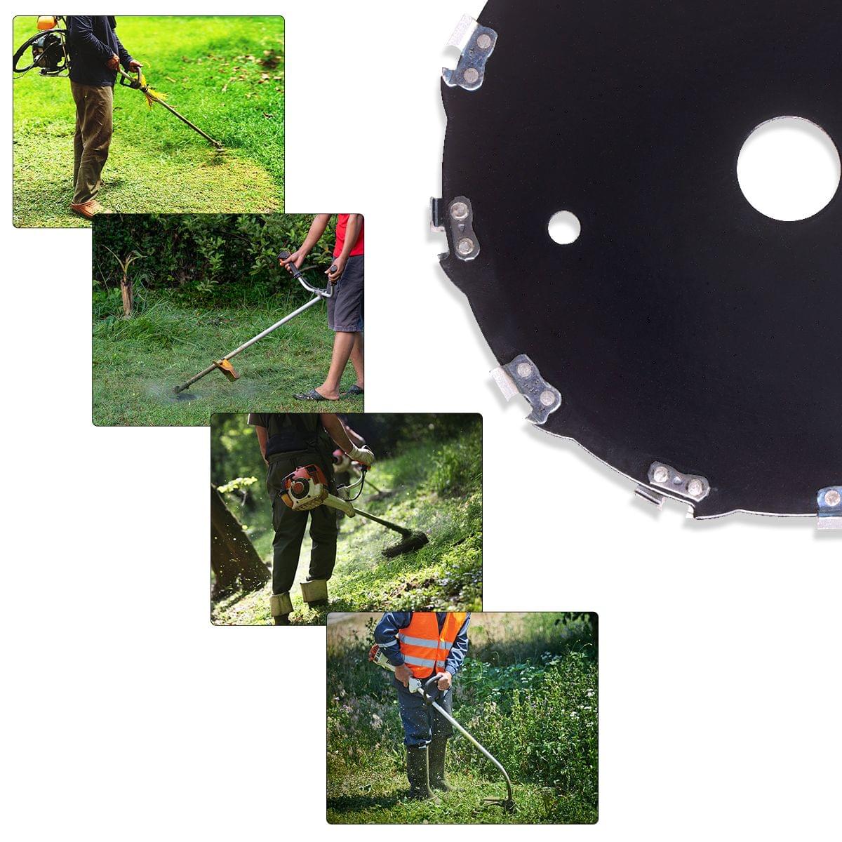 7" 170mm 12 Teeth Lawn Mower Circular Metal Saw Blade Saw