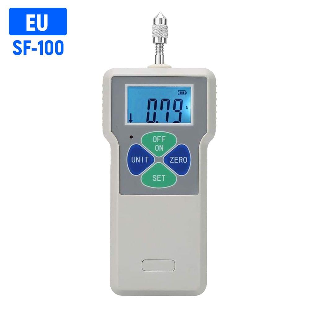 Digital Force Meter Push Pull Tester Gauge Portable - EU SF-100