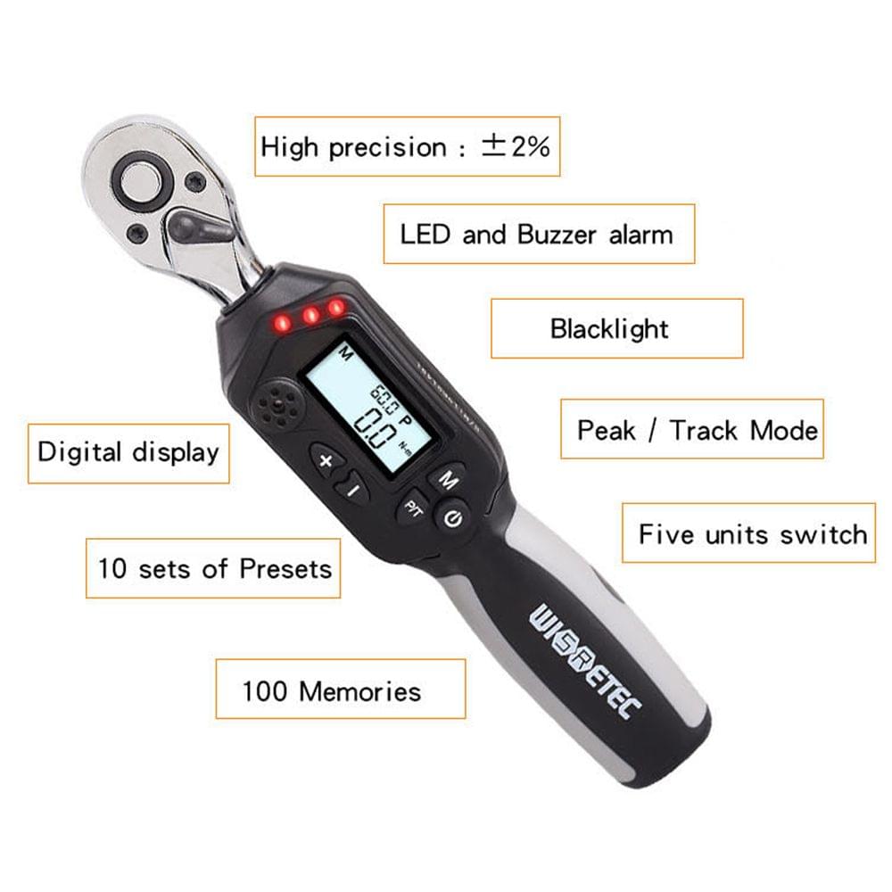 High Accuracy Mini Digital Display Backlight Torque Wrench - 2