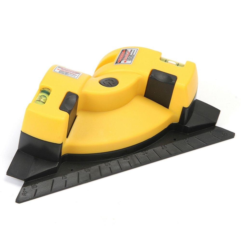 Household 2 Lines Cross 90 Degree Square Level Leveling Can