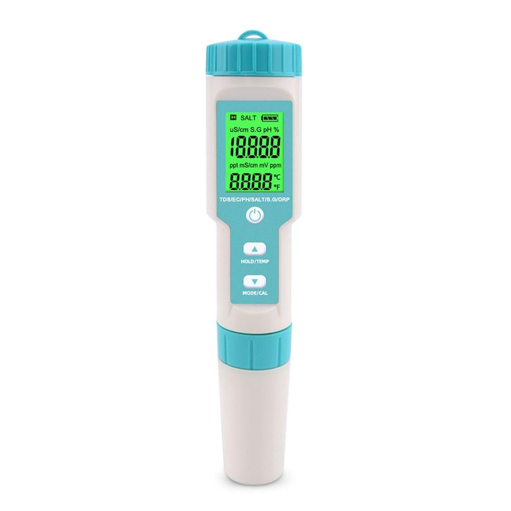 7 in 1 PH/TDS/EC/ORP/S.G/Salinity/Temperature - with backlight