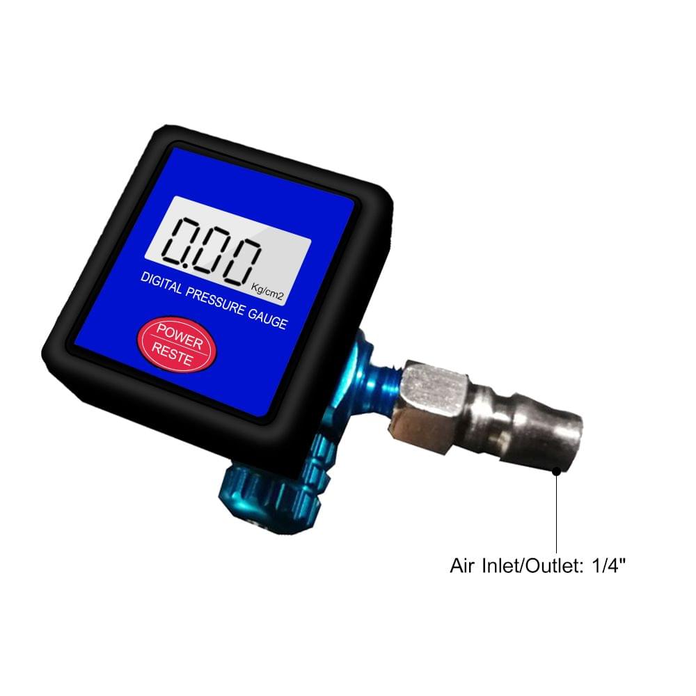 Spray Gun Pressure Regulating Gauge LCD Digital Display Air