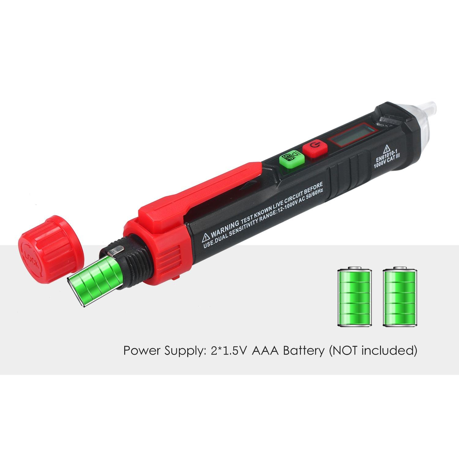 HABOTEST HT100P Non-contact Test Pencil LCD Digital Voltage