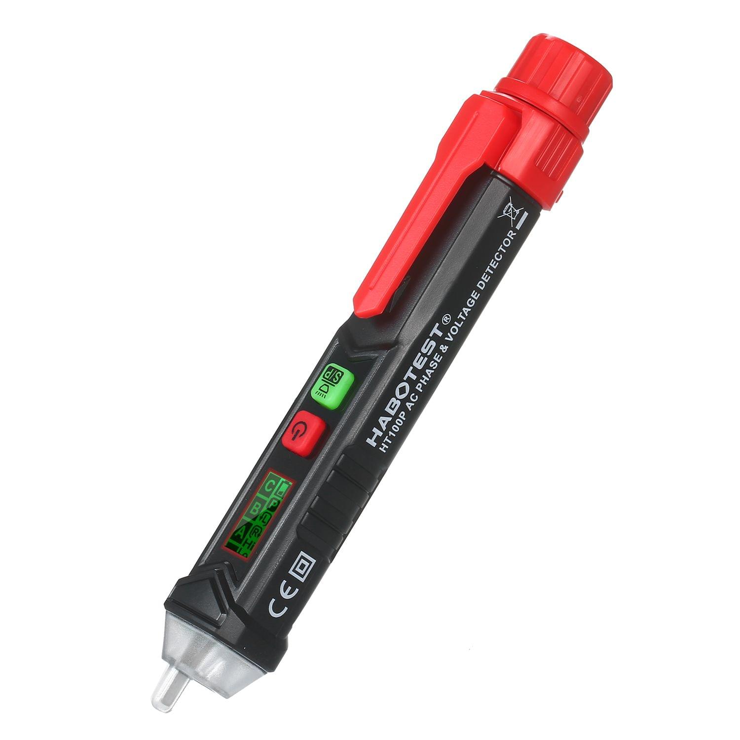 HABOTEST HT100P Non-contact Test Pencil LCD Digital Voltage