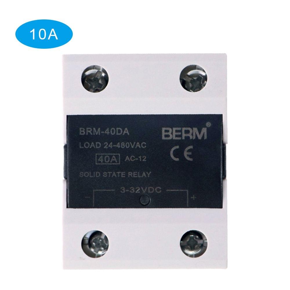 10A Single Phase Solid State Relay Load 24-480VAC AC Control - 10A