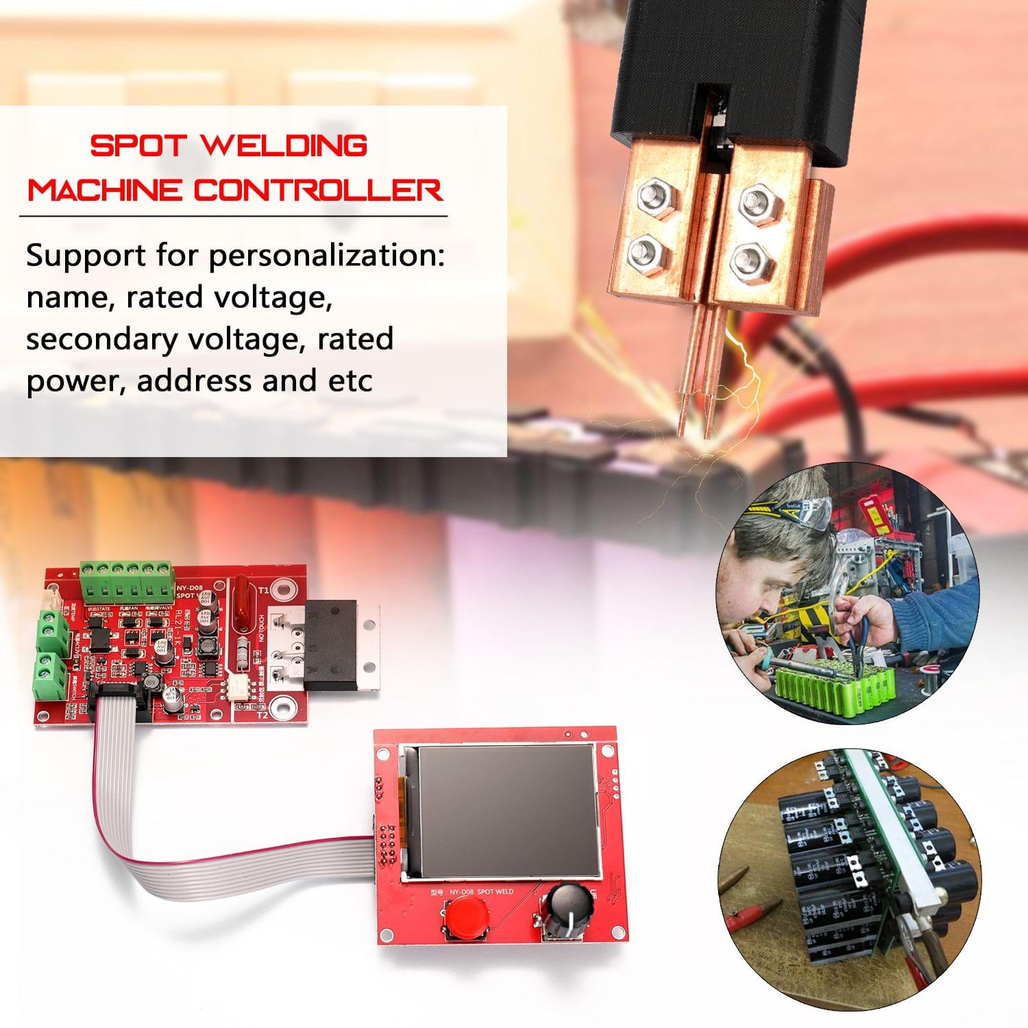 NY-D08 Spot Welding Machine Controller Pneumatic Color LCD