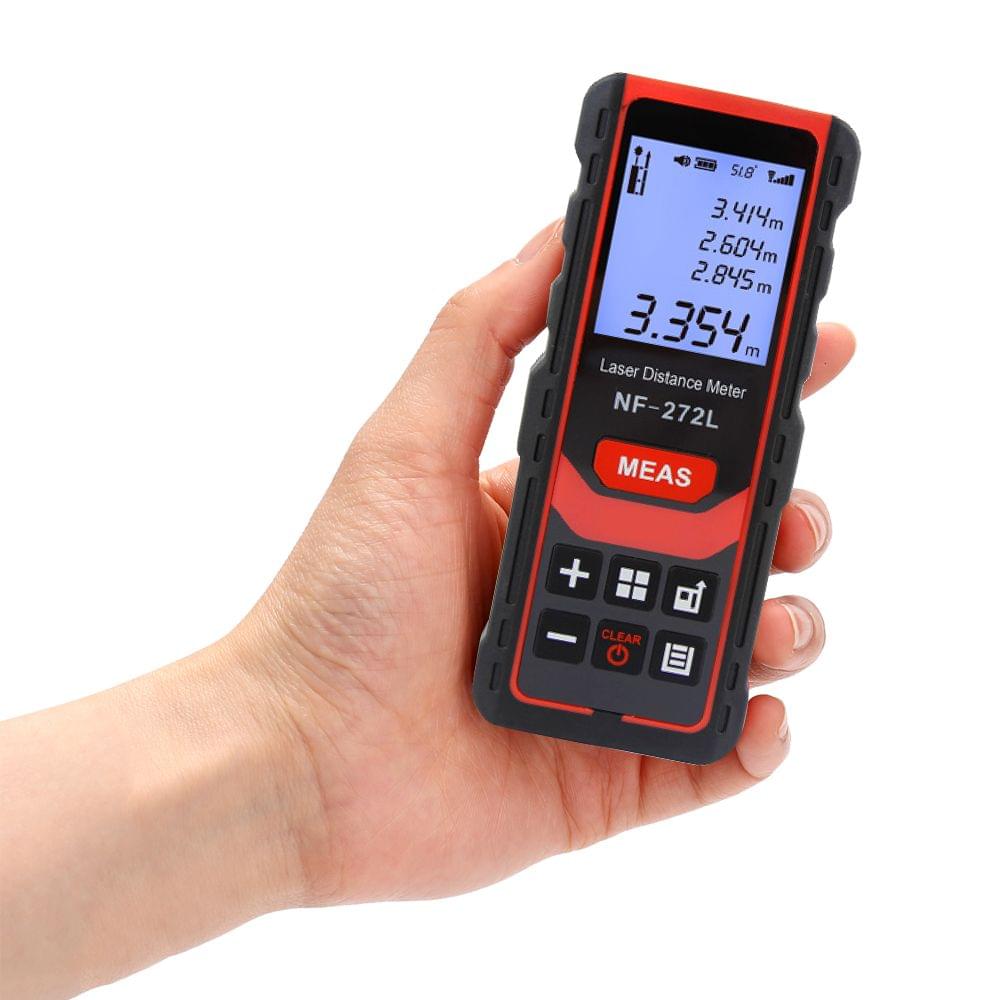 60m/197ft Rechargeable Laser Distance Meter Handheld Palm - 60M