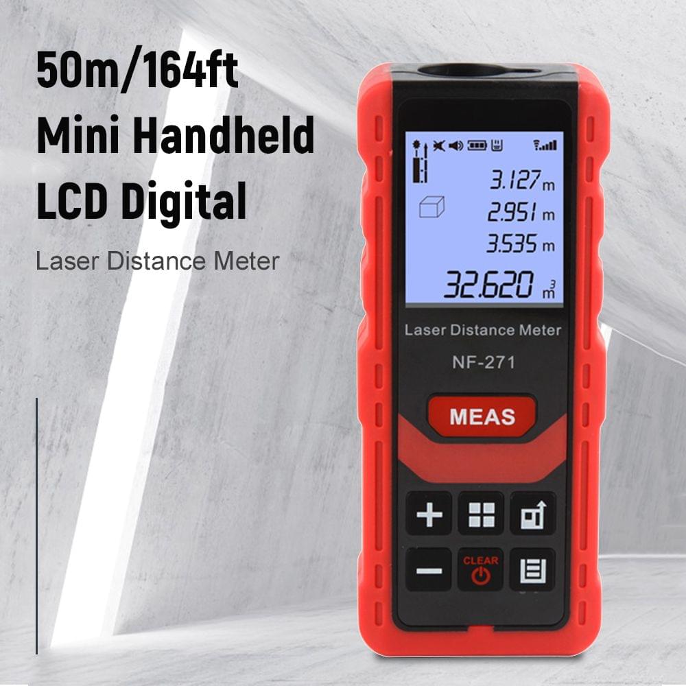 50m/164ft Mini Handheld Digital Laser Distance Meter High - 50M