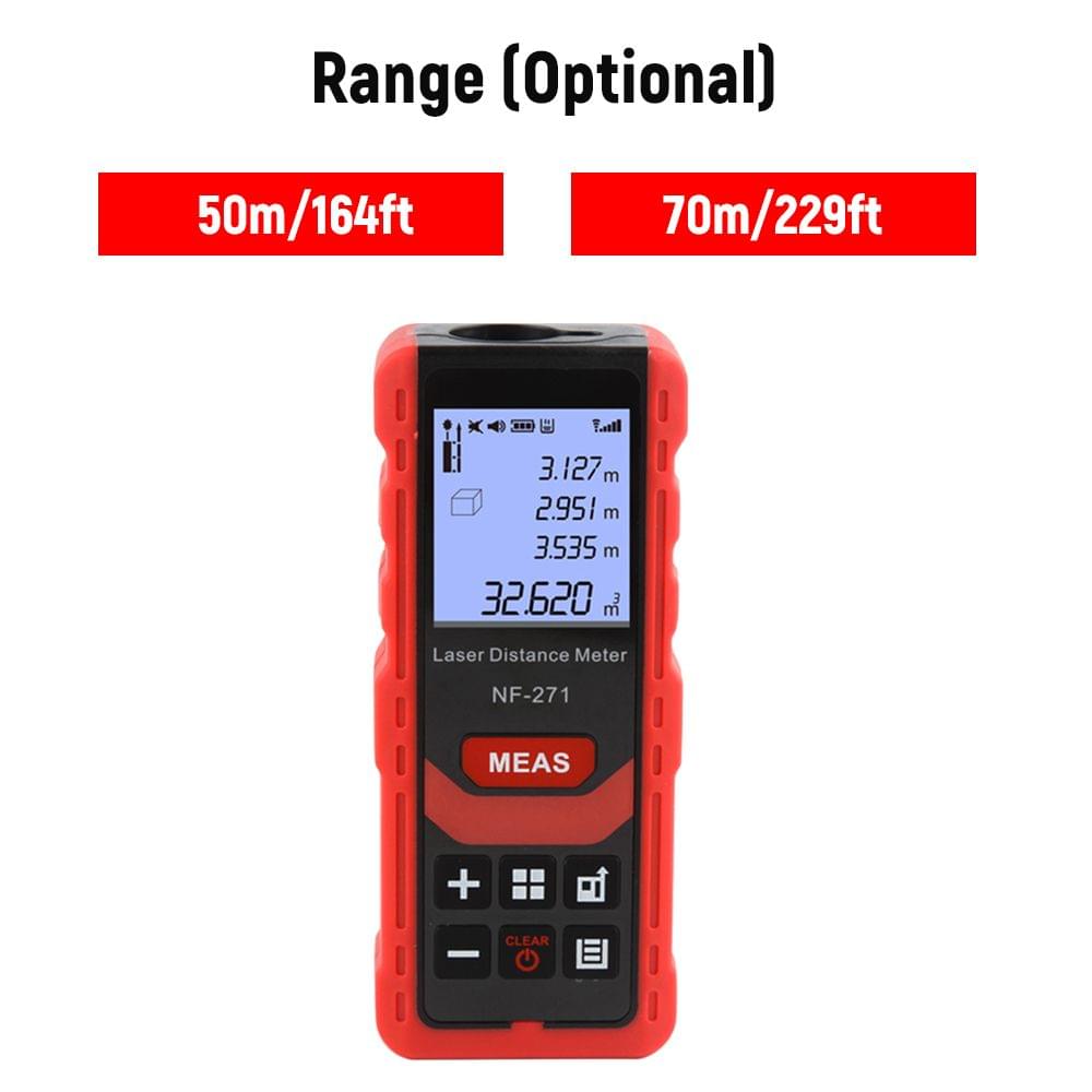 50m/164ft Mini Handheld Digital Laser Distance Meter High - 50M