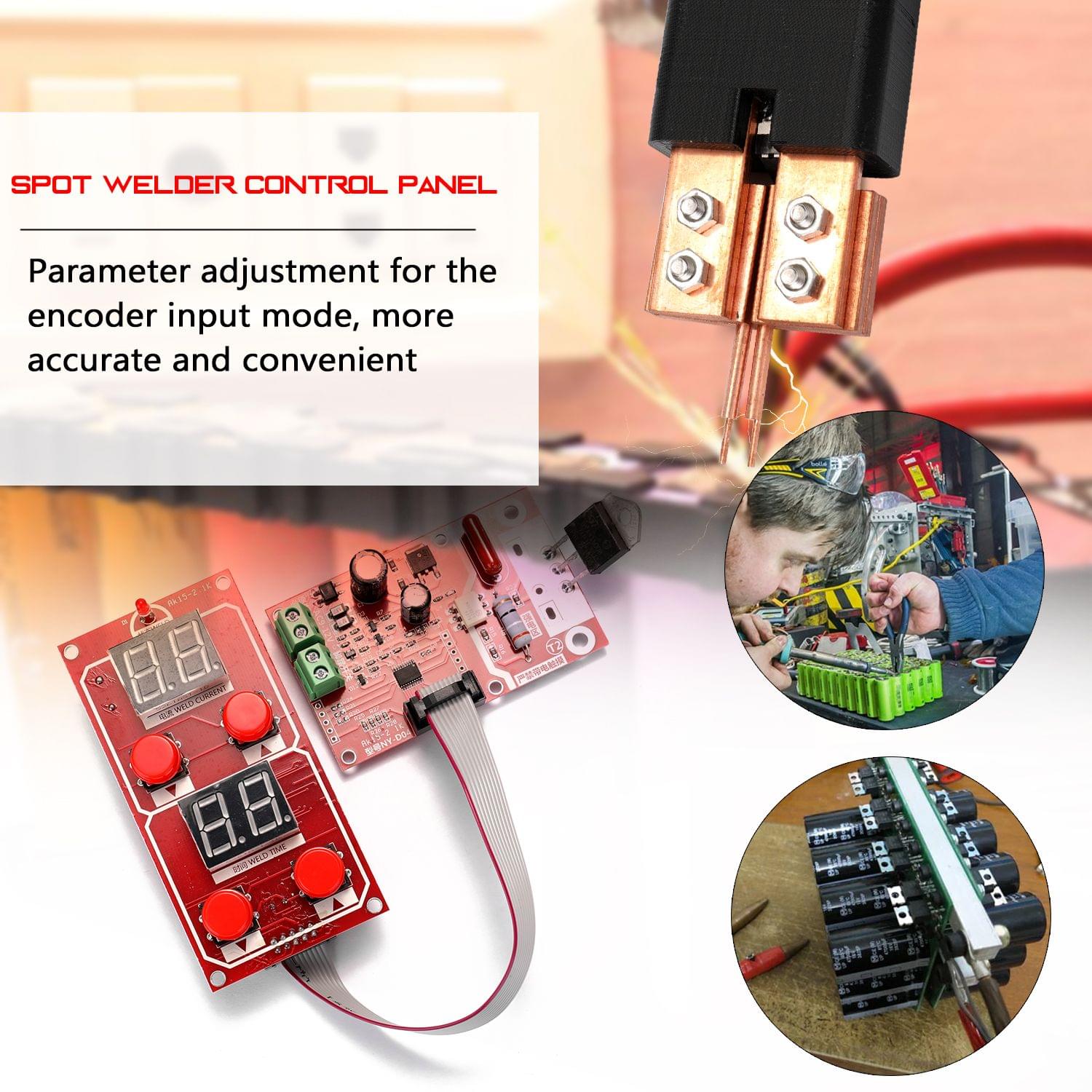 NY-D04 Dual Displays Spot Welding Machine Transformer - 100A