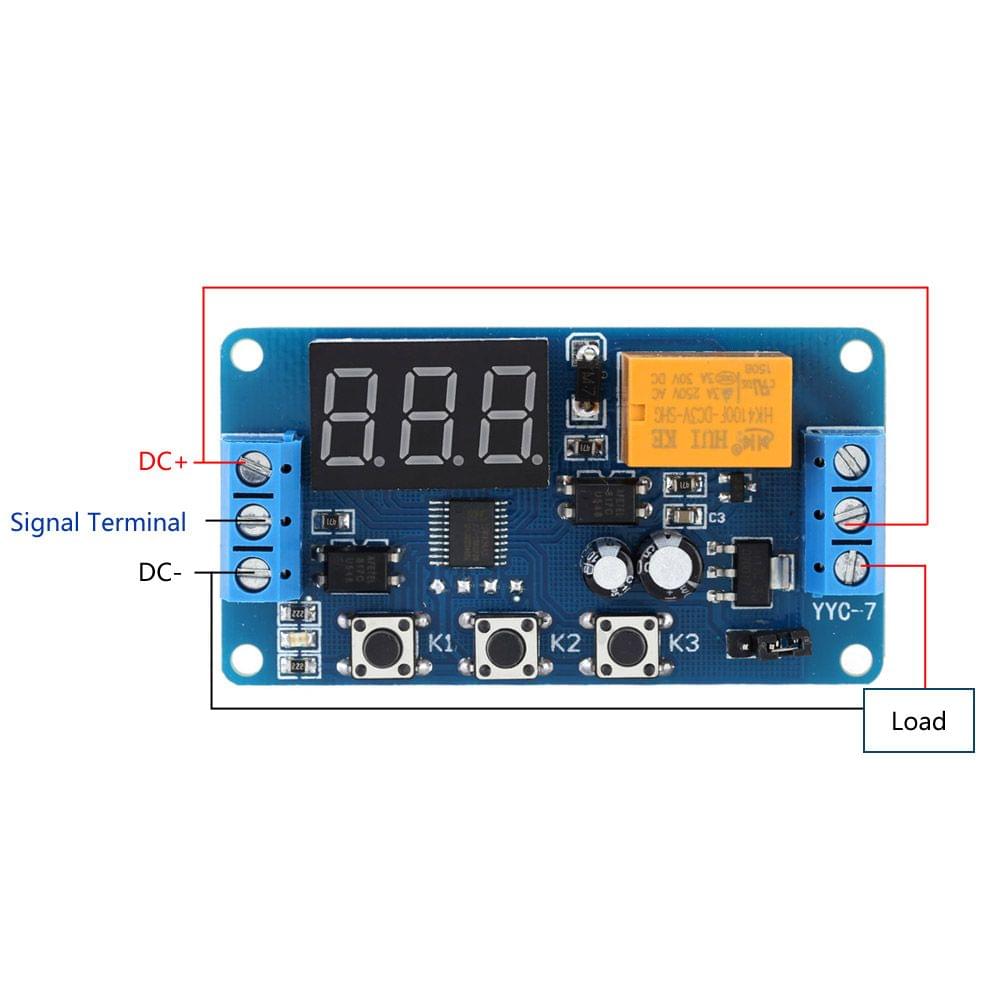 LED Display Automation Digital Delay Timer Control Relay