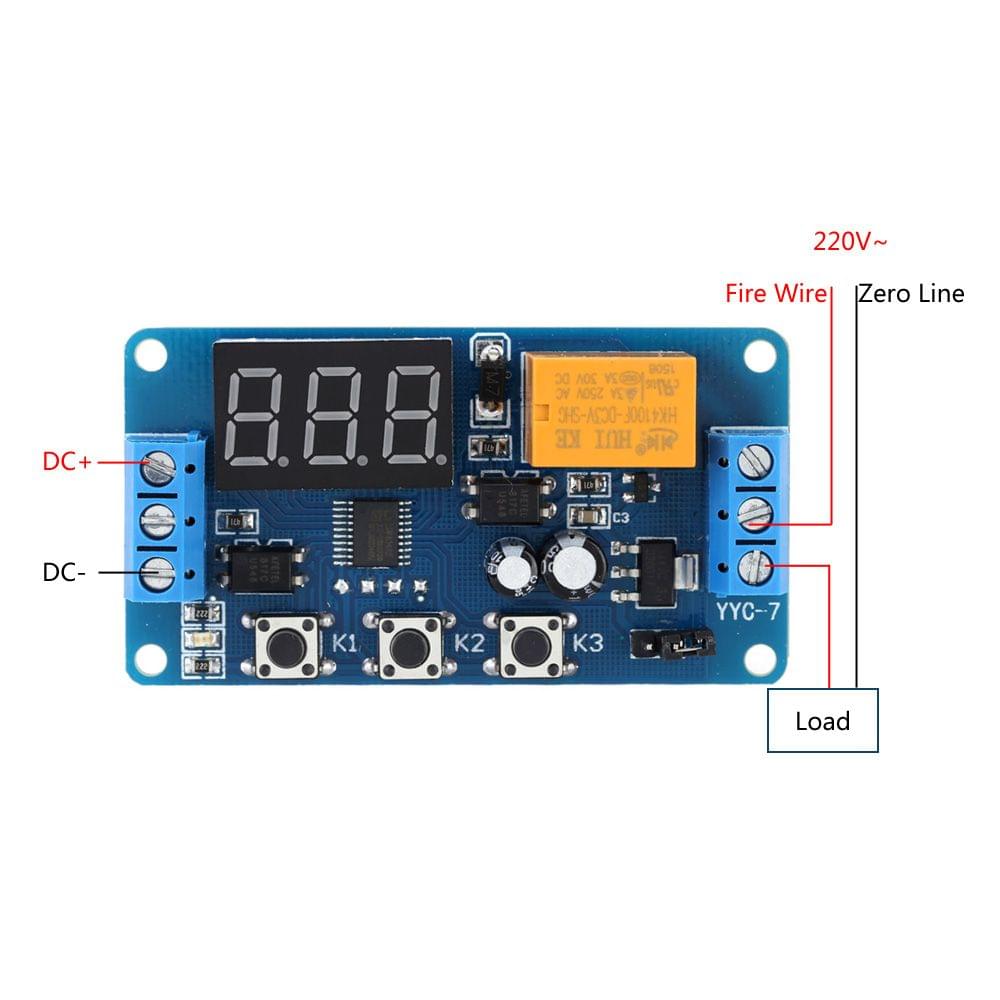 LED Display Automation Digital Delay Timer Control Relay