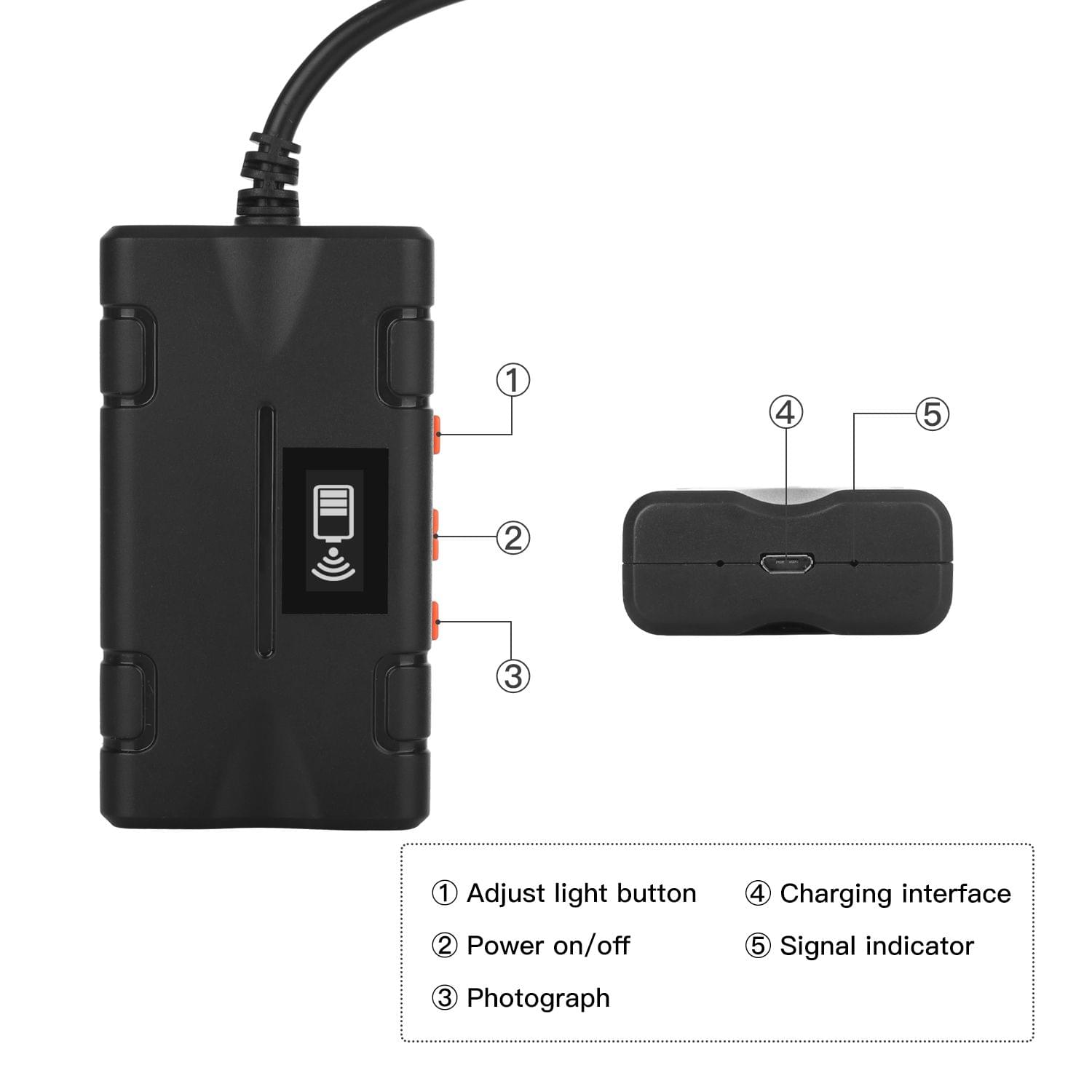 F270 2.0MP 1080P Endoscope WiFi Waterproof Endoscopes - 10