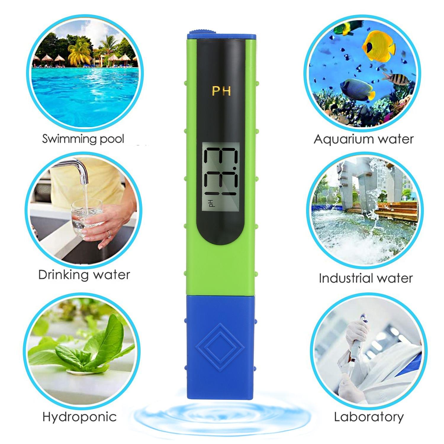 Pen-Type PH Meter Digital PH Tester Detection 0-14 PH