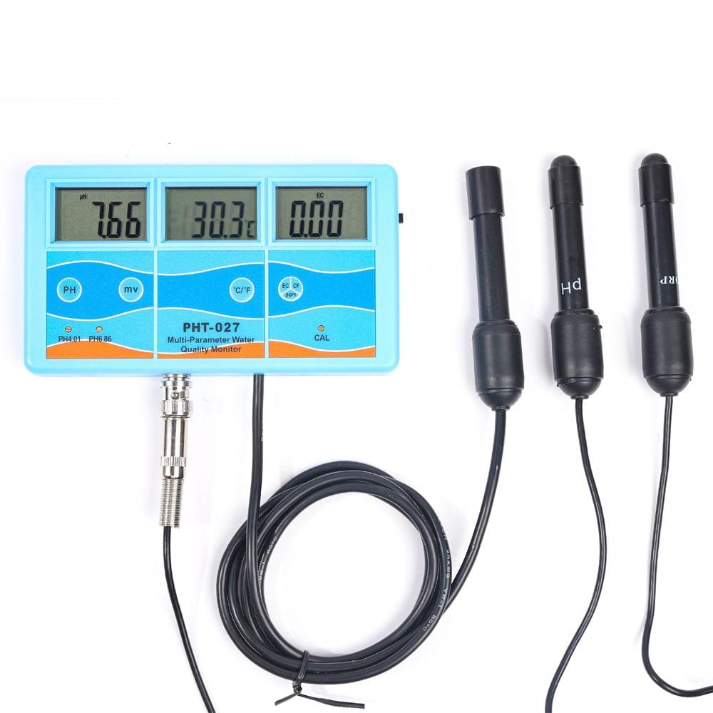 6in1 Multifunctional Water Quality Detector High Accuracy PH - EU Plug