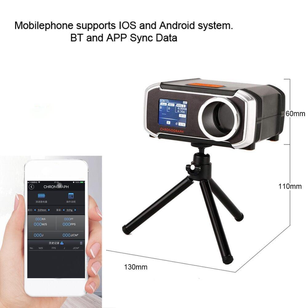 Accuracy Firing Speed Tester with LCD Display Portable