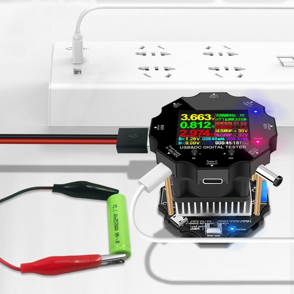 65W Constant Current Load USB Tester Electronic Aging