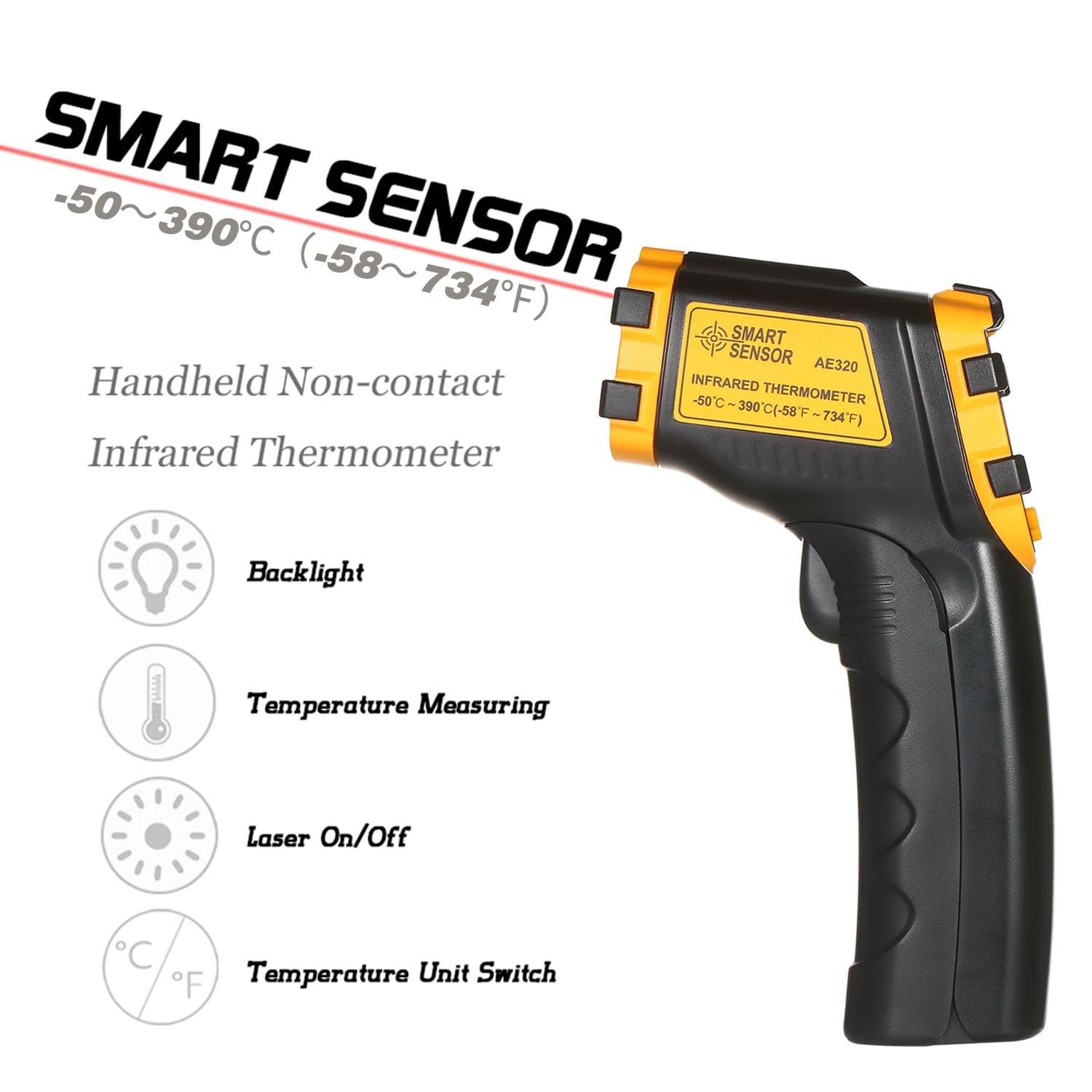 Smart Sensor -50?390? 12:1 Mini Portable Handheld Digital