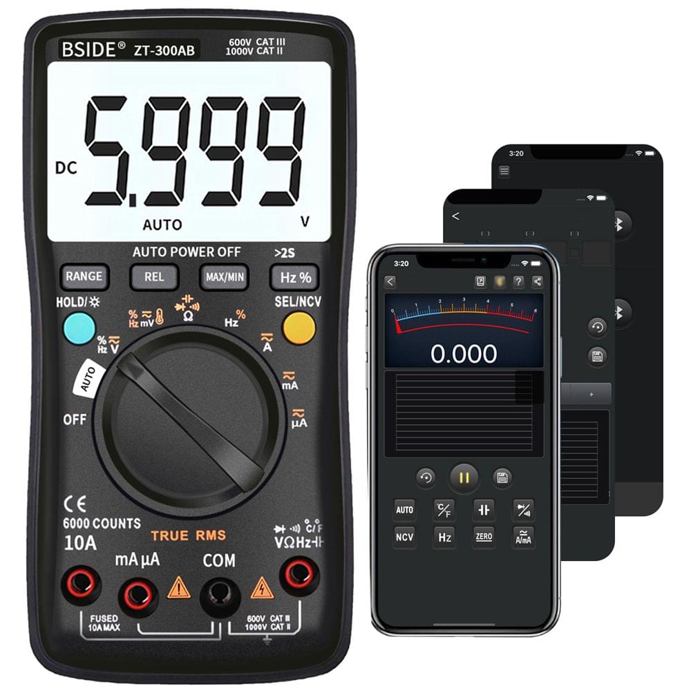 BSIDE Multimeter Auto/Manual Range Digital Universal Meter