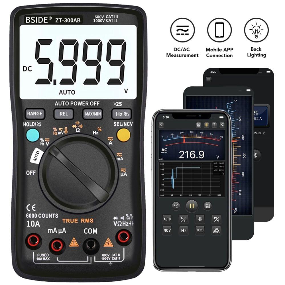 BSIDE Multimeter Auto/Manual Range Digital Universal Meter