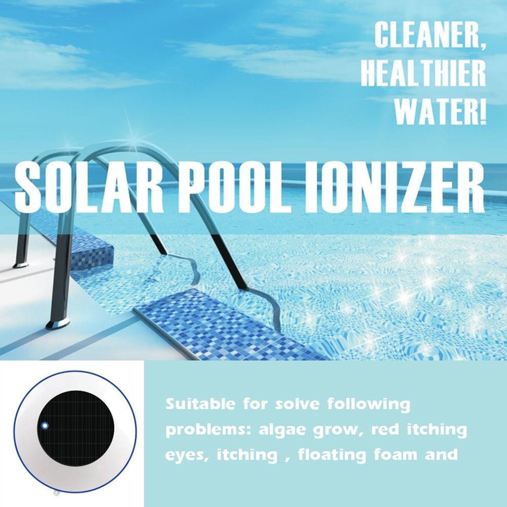 Solar Power Anion Copper Ion Swimming Pool Water Purifier