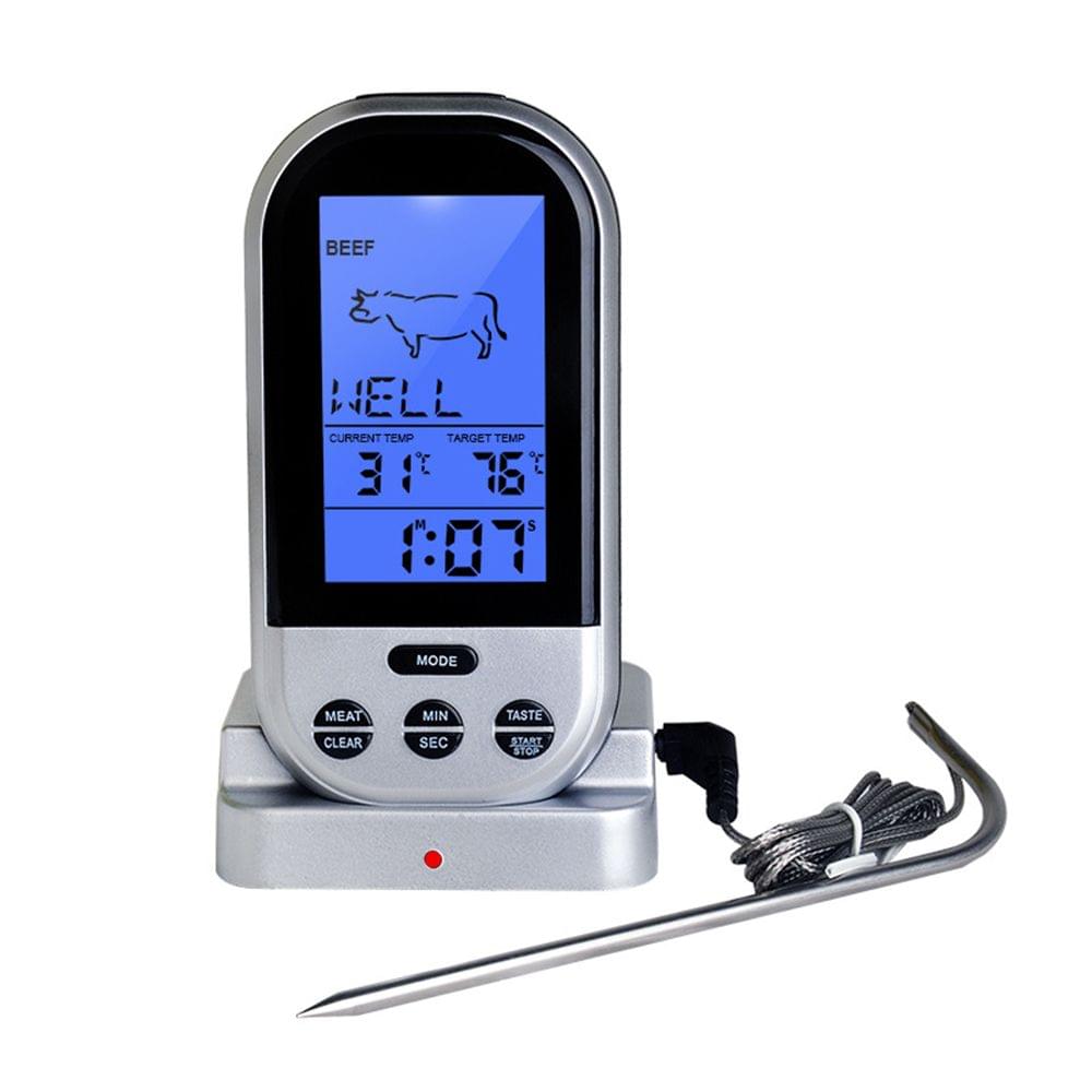 Meat Thermometer Digital LCD BBQ Thermometer with Backlight