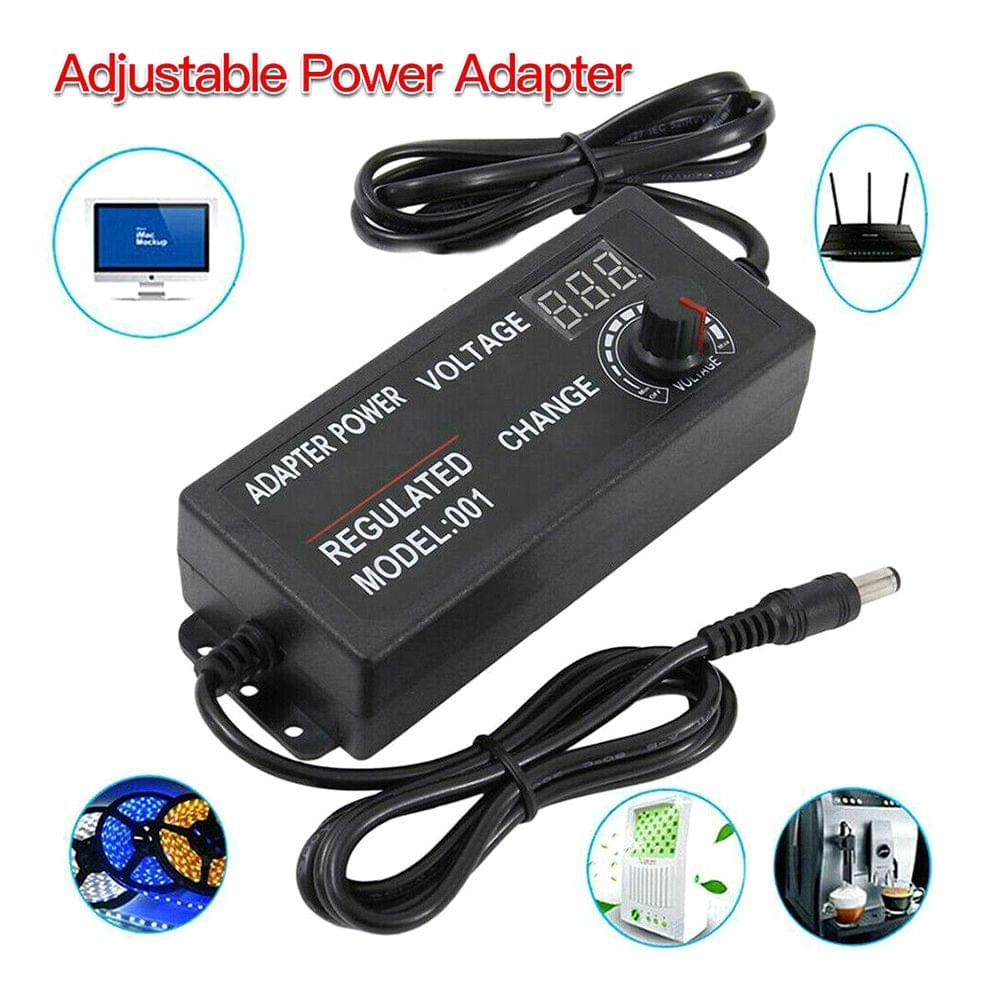 Adjustable Adaptor Charge Variable Voltage 3V-24V Universal