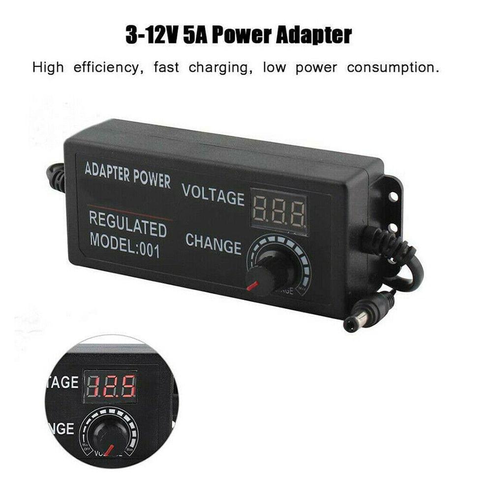 Adjustable Adaptor Charge Variable Voltage 3V-24V Universal