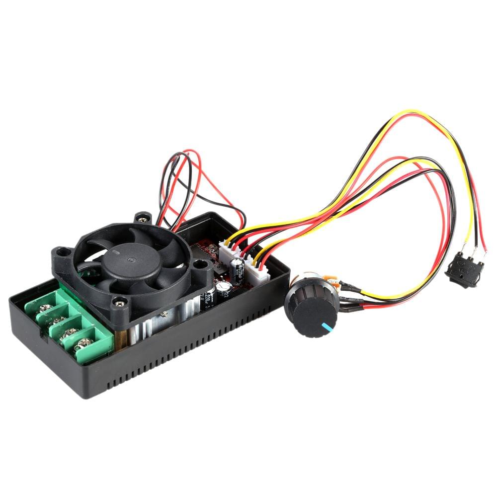 Adjustable H-Bridge DC Motor Speed PWM Controller with PLC