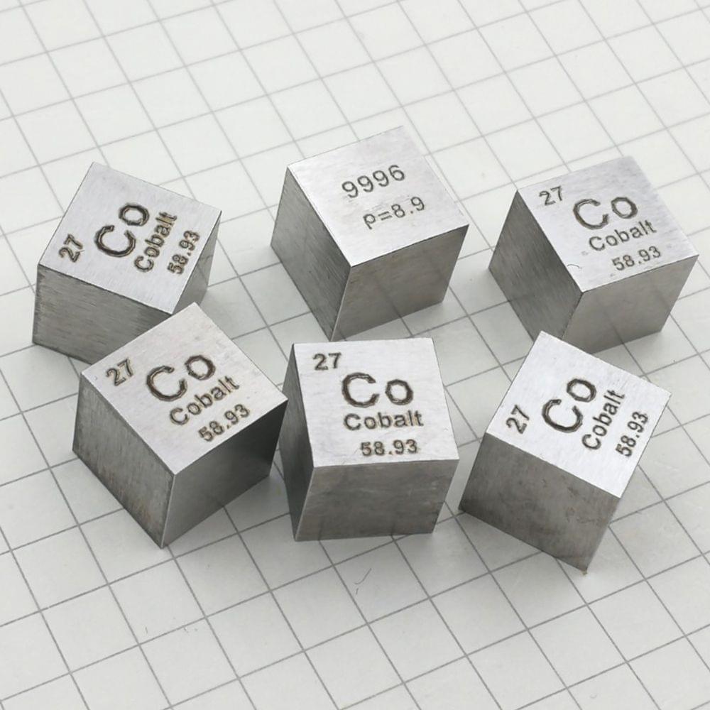 10mm High Purity Simple Substance Metalcube Element - 7PCS-Whole Set