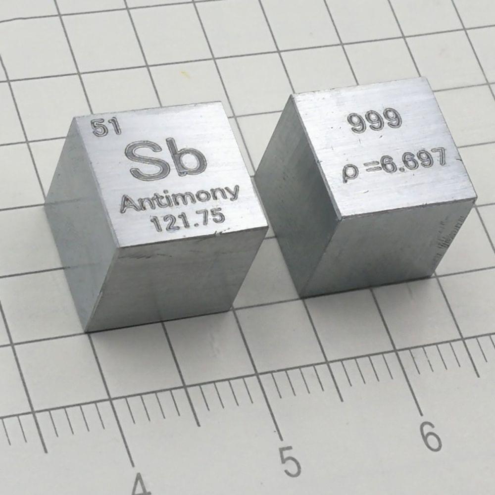 10mm High Purity Simple Substance Metalcube Element - 7PCS-Whole Set