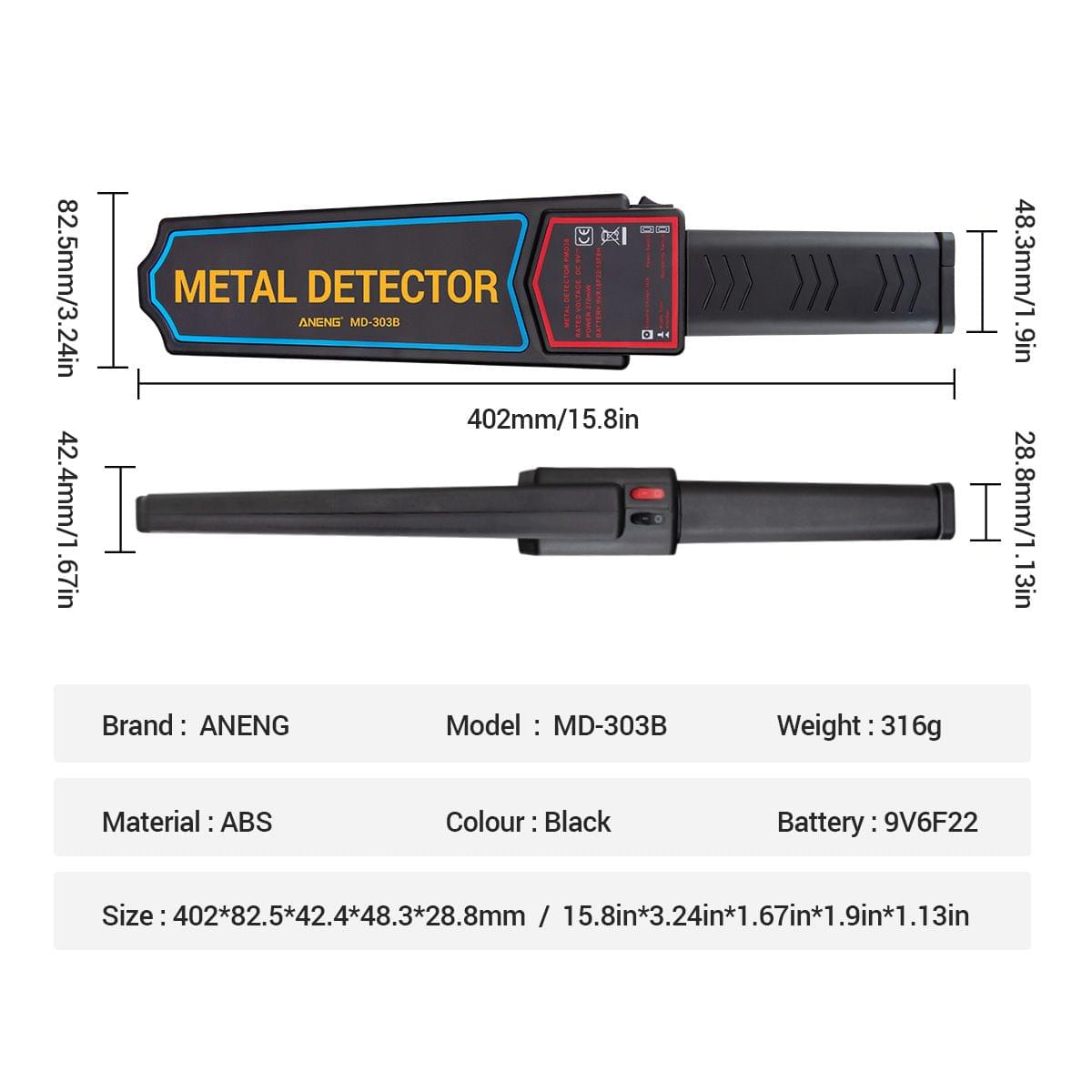 MD-303B Metal Detector Portable Metal Finder